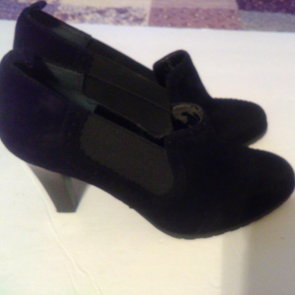 Lauren by Ralph Lauren Suede Ankle Bootie S 7.5